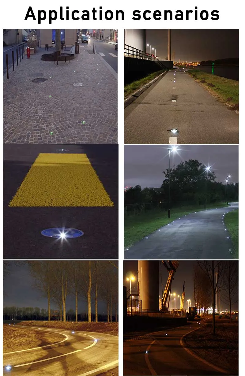 Luz LED subterránea solar impermeable para jardín, calle, pasarela, cerca, escalera y suelo