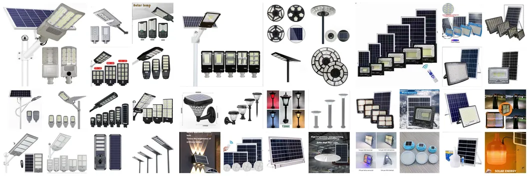 Lámpara de poste solar para jardín