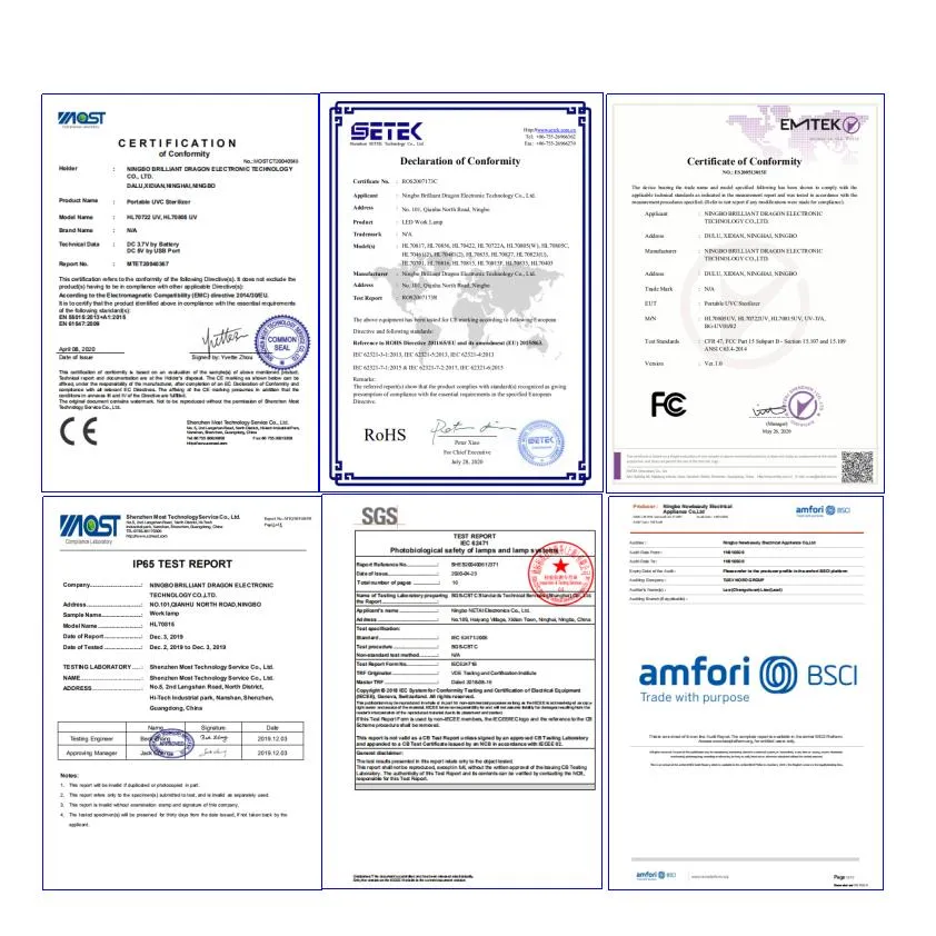 Certificaciones