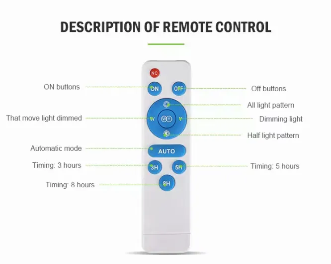 Luz de inundación LED para exteriores IP66 a prueba de agua con control remoto