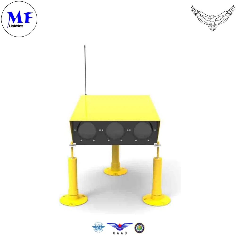 IP65 Luz de advertencia para aeronaves de aproximación precisa de helipuerto, helipunto y aeropuerto, LED de alta potencia, impermeable, roja y blanca