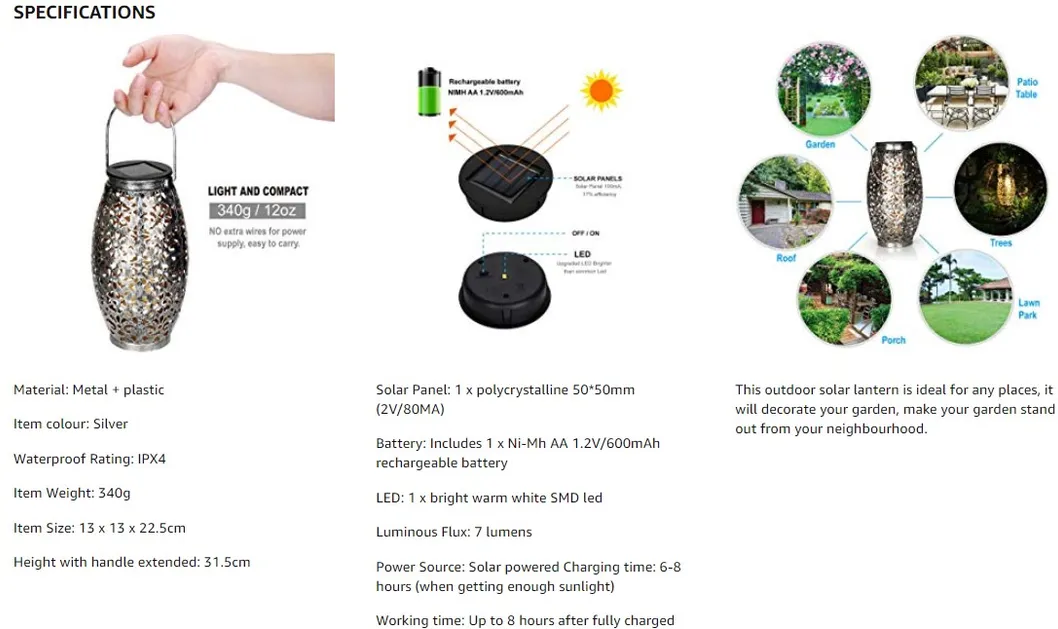 Linterna Solar 1