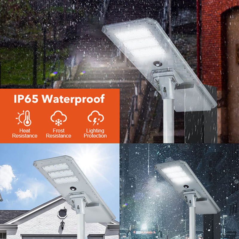 Foco Solar LED para Exterior Ajustable en Ángulo a Batería 60W 80W