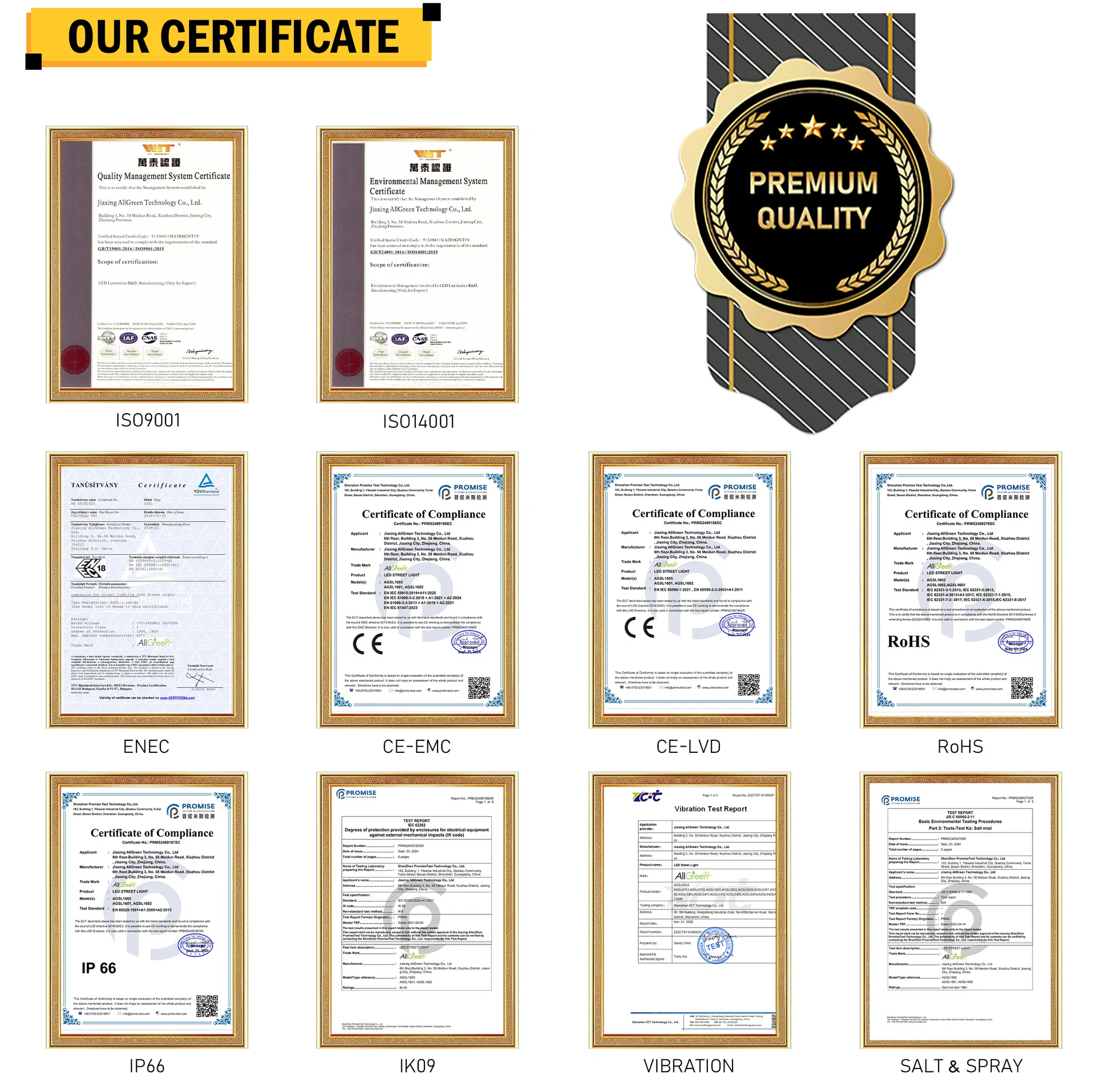 Certificaciones