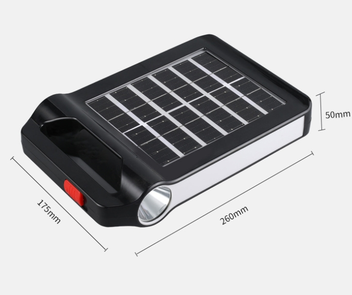 Luces de inundación de seguridad alimentadas por energía solar con cable para patio exterior, jardín, cobertizo, granero