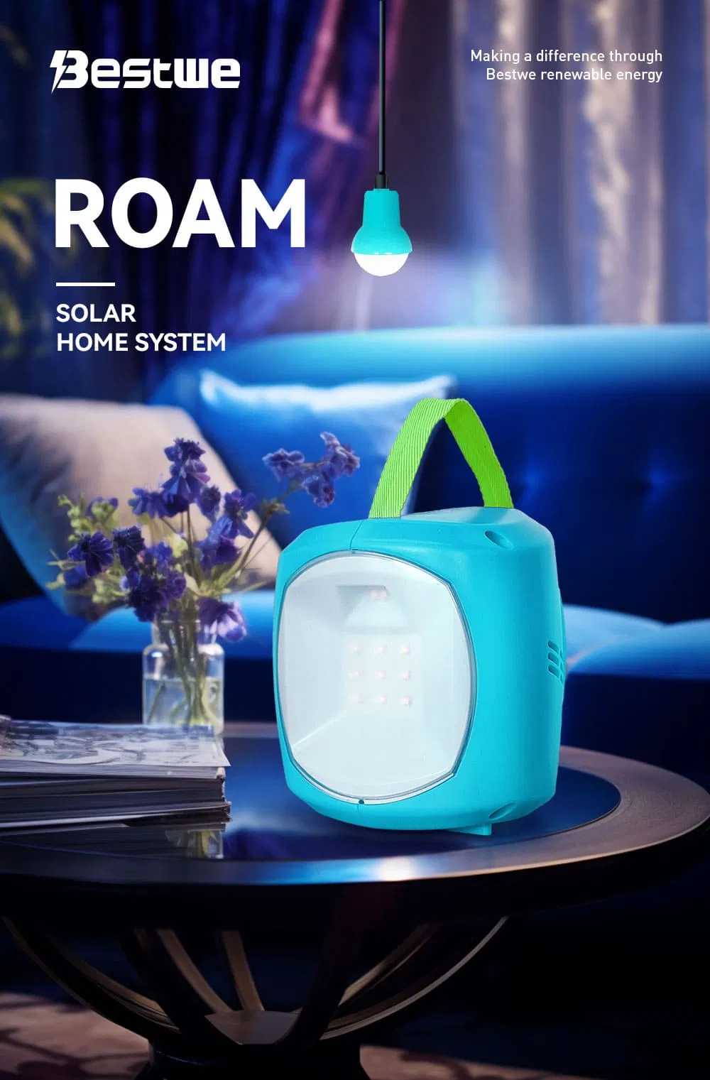 Linterna solar LED 1