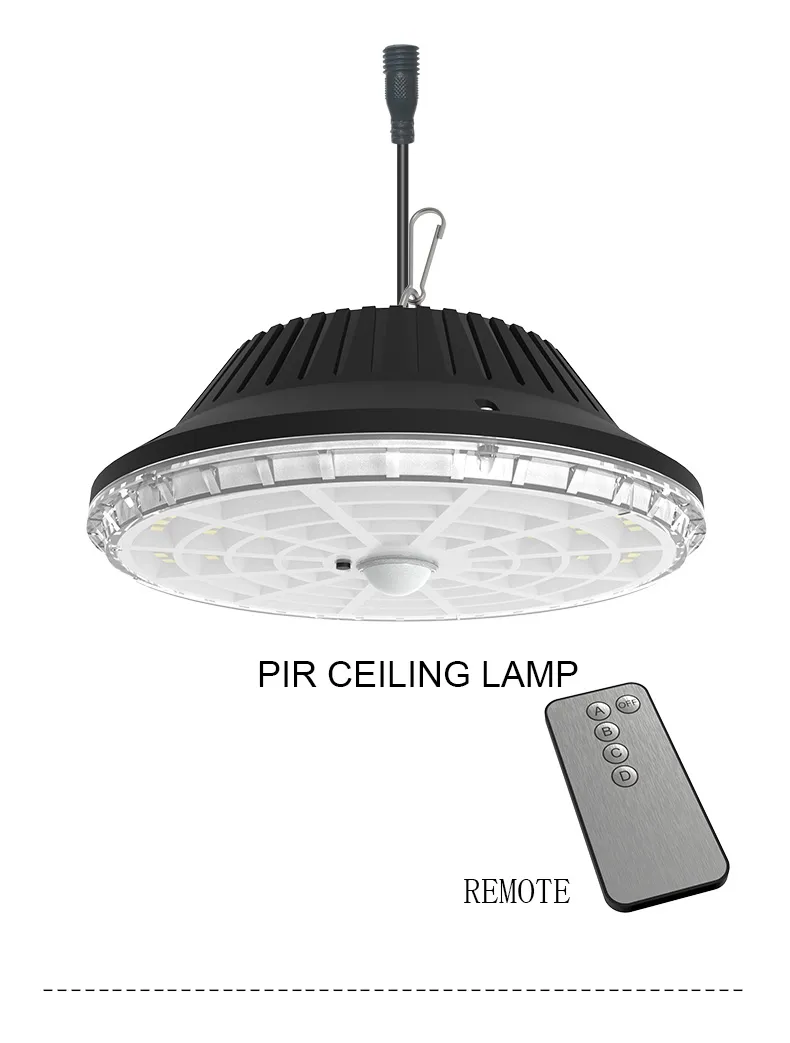 Lámpara de araña solar con sensor de movimiento IP55 Luz solar LED