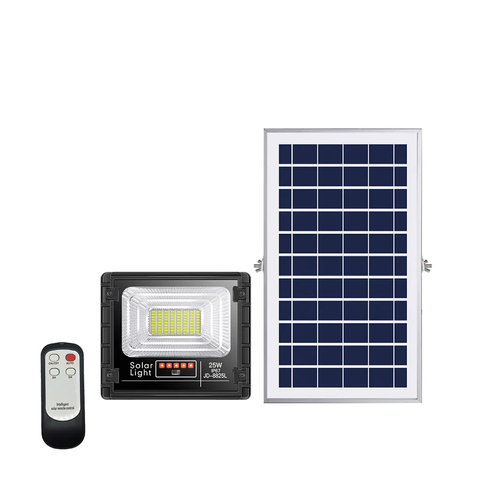 Lámpara de jardín con sensor de movimiento alimentada por energía solar, luz de inundación LED para exteriores y seguridad en el jardín
