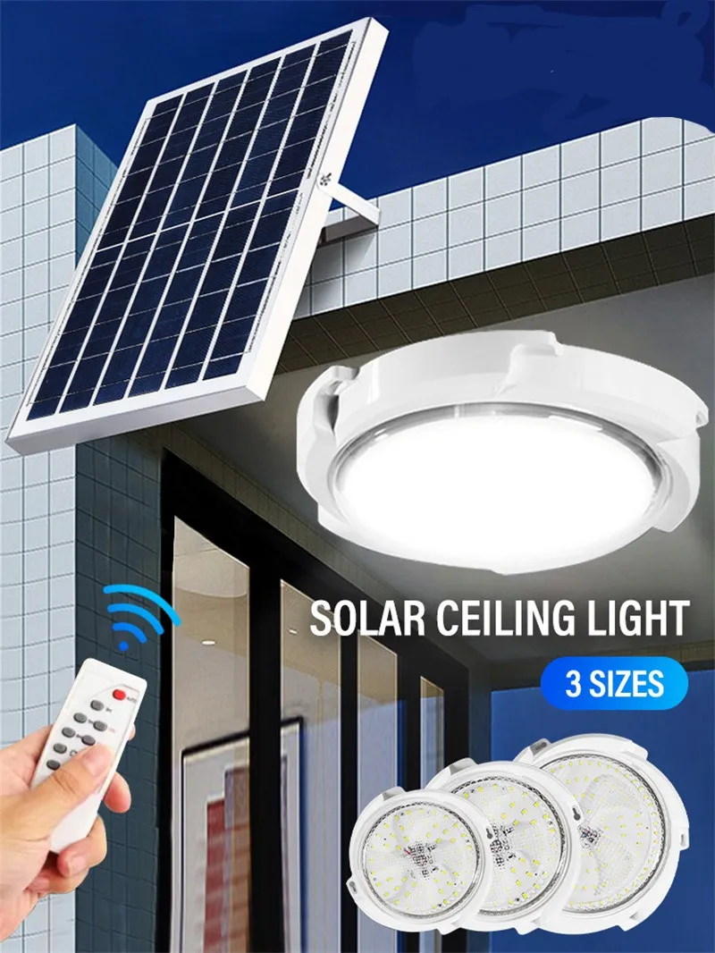Componentes de lámpara de techo solar