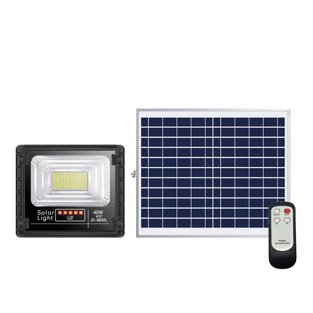 Lámpara de jardín con sensor de movimiento alimentada por energía solar, luz de inundación LED para exteriores y seguridad en el jardín