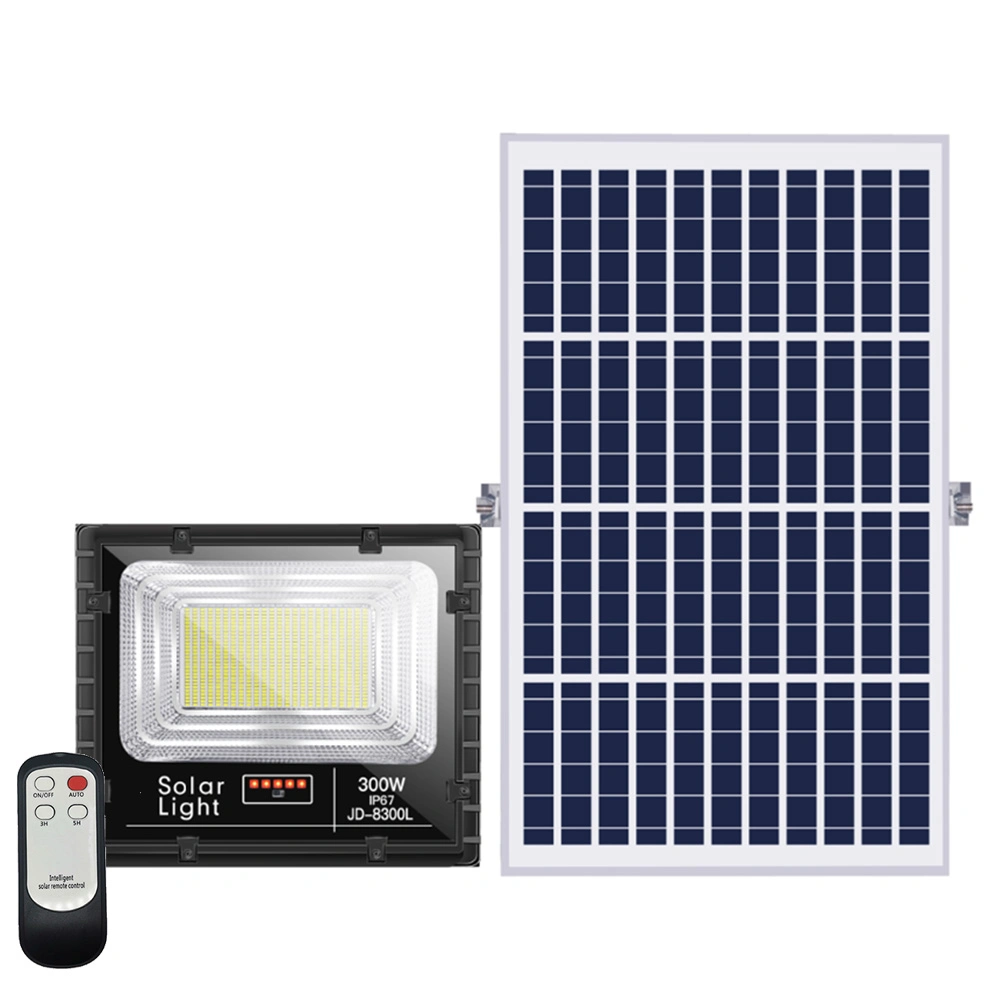 Lámpara de jardín con sensor de movimiento alimentada por energía solar, luz de inundación LED para exteriores y seguridad en el jardín