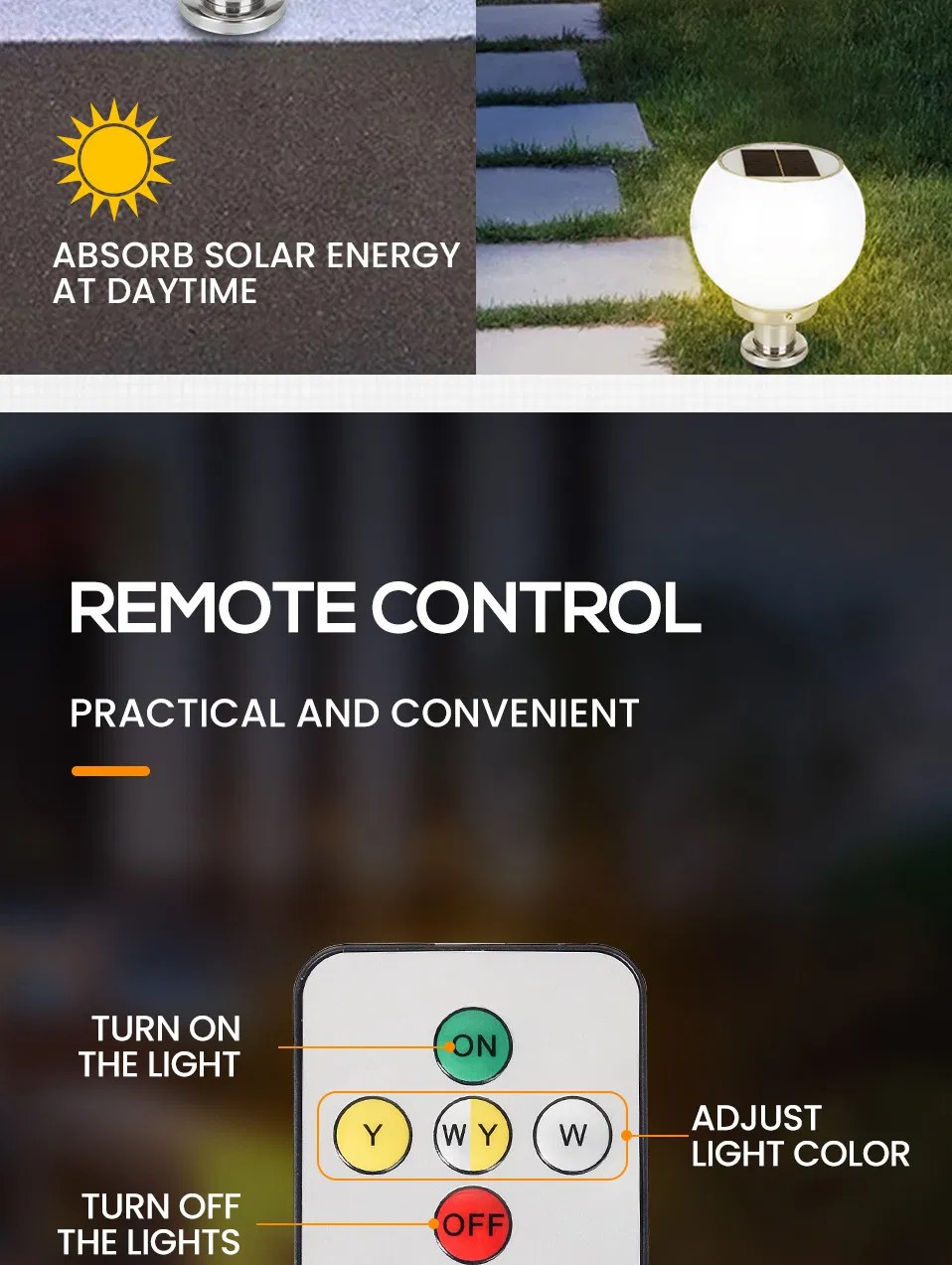 Luz solar decorativa 3