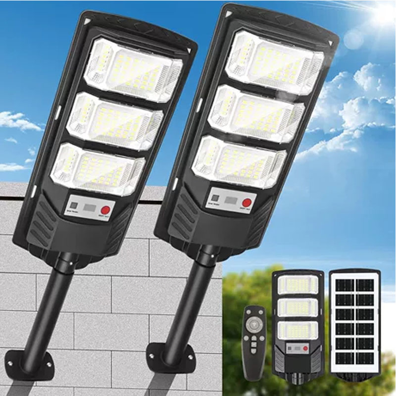 Venta Caliente Todo en Uno Luz Solar Callejera Integrada para Carretera Pública Lámpara de Inundación con Sensor de Movimiento