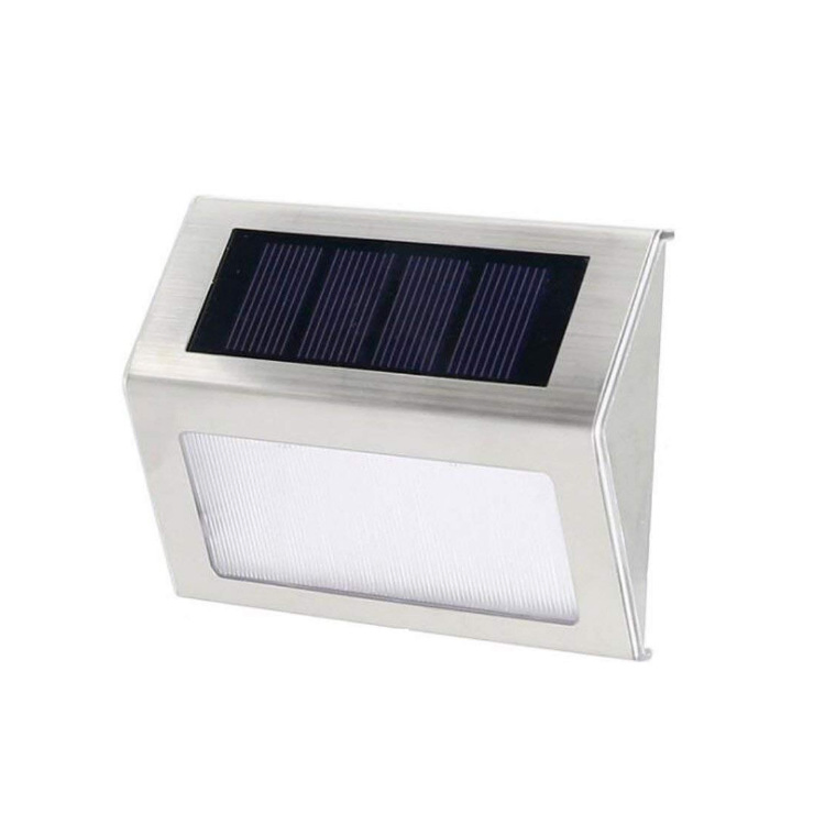 Nuevo Estilo 3PCS Luz Solar LED para Escaleras Jardín Luz LED para Jardín Exterior para Decoración Luz de Pared LED de Calidad para Decoración