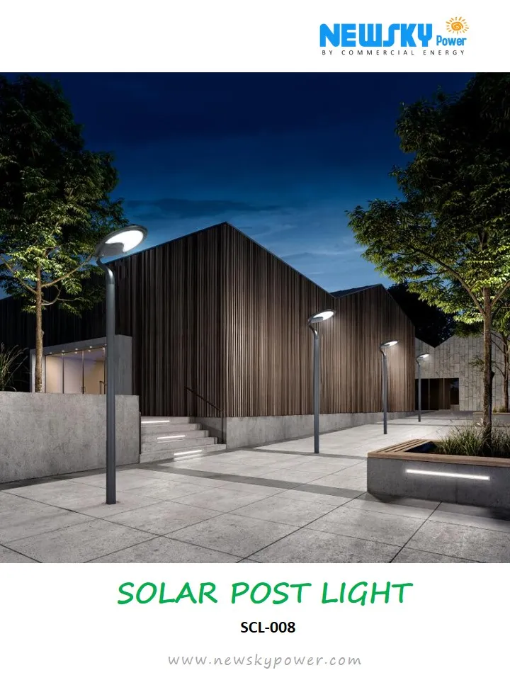 Linternas de jardín solares de lujo para gazebo, hotel, banco, parque, calle y carretera