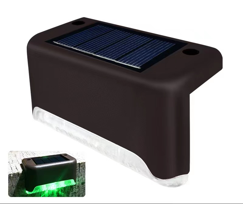 Luz solar para escaleras exteriores, luz para escaleras, luz para pasillos, luz para patios exteriores, luz nocturna