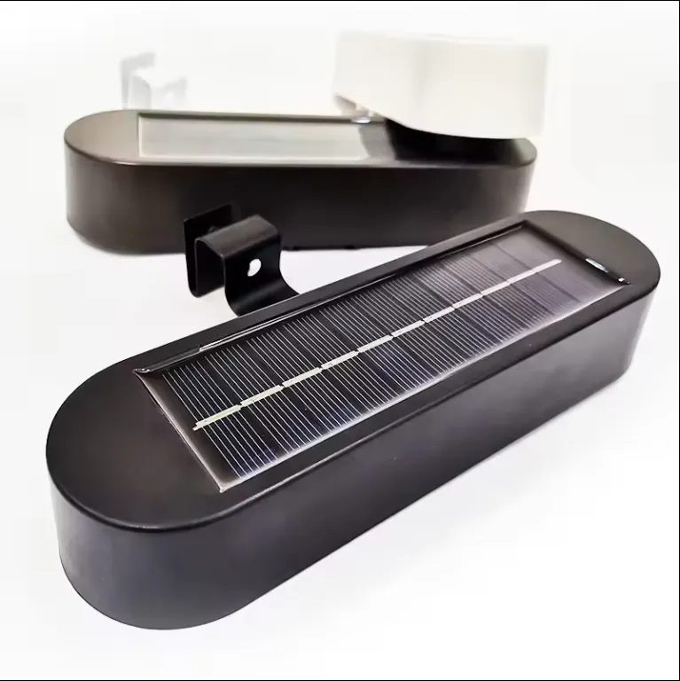 Iluminación de seguridad LED impermeable para exteriores, lámpara de poste de jardín, luz de corredor, luces solares para cercas y canaletas