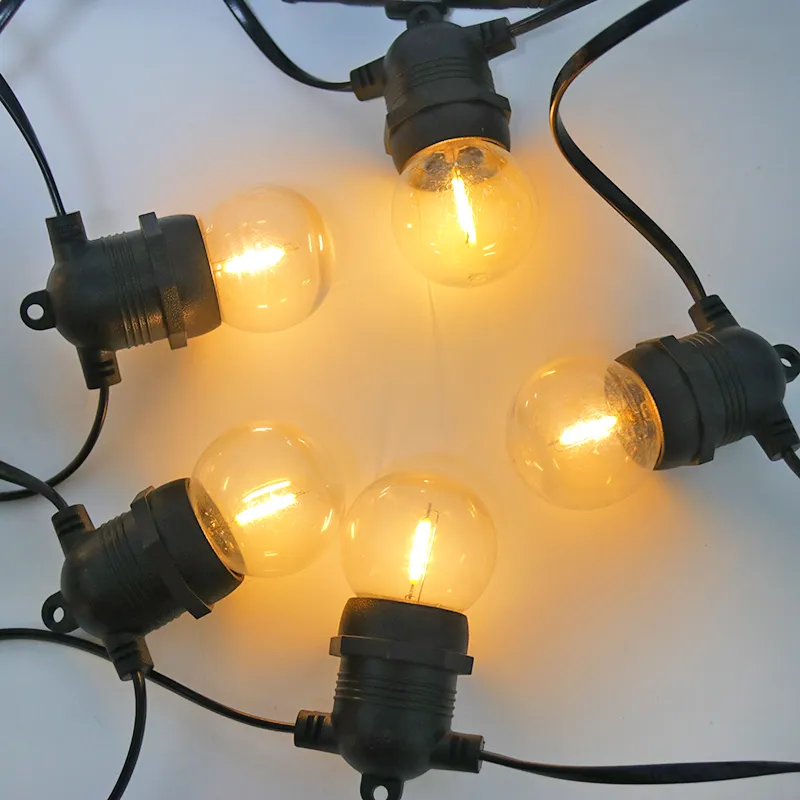 48 FT G40 Luces de Cadena Exteriores Solares
