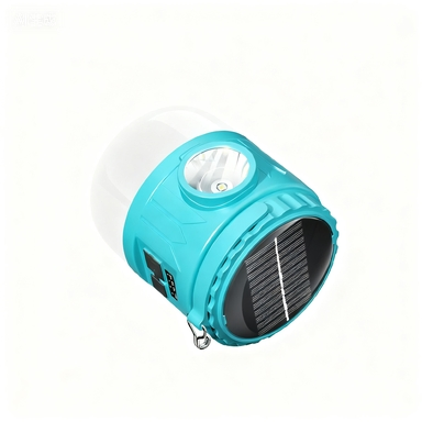 Lámpara de camping solar OEM de alta venta, ligera, bombilla LED de emergencia, moderna, linterna de jardín al aire libre