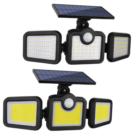 Luz de pared solar con sensor de movimiento LED