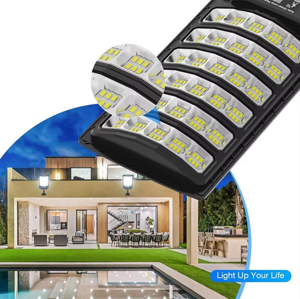 Fábrica OEM ODM 2026 Nuevo 600W 800W 1000W Todo en Uno Luz Solar de Calle IP67 Impermeable Sensor de Movimiento Iluminación Comercial Municipal de Carreteras Soporte para Grandes Pedidos