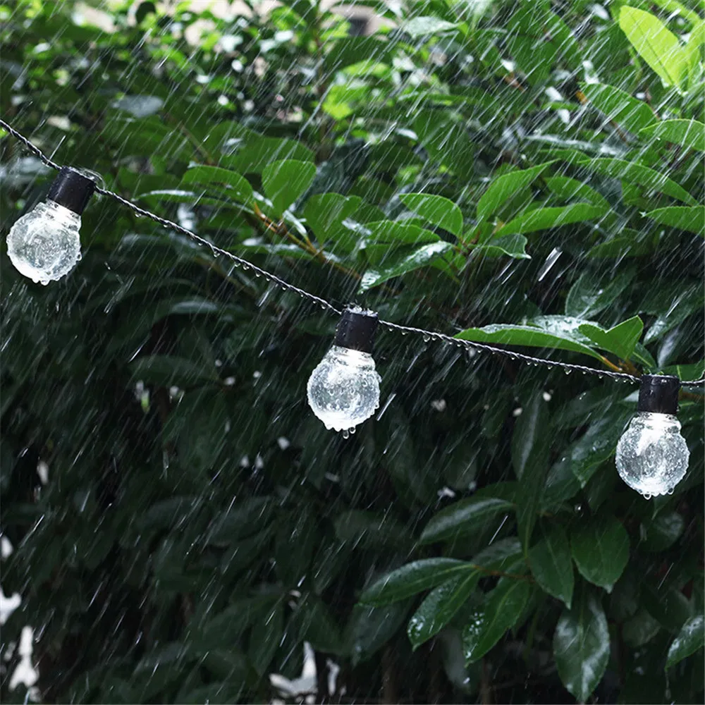 Luces de Hadas de Cuerda Iluminación Solar Exterior 400 LED para Jardín Fiesta Boda