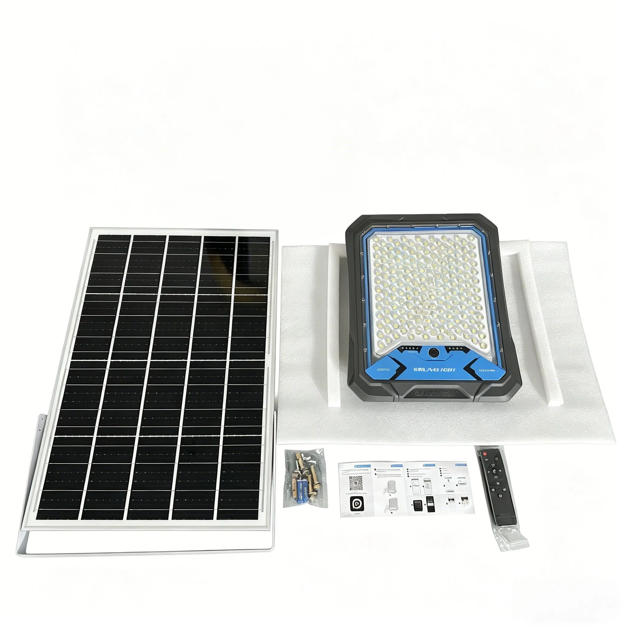 Nueva 200W Luz de Inundación Solar con 1440p Cámara Luz de Seguridad Solar Alimentada por Energía con Sensor de Movimiento Luz de Pared IP66 a Prueba de Agua para Jardín