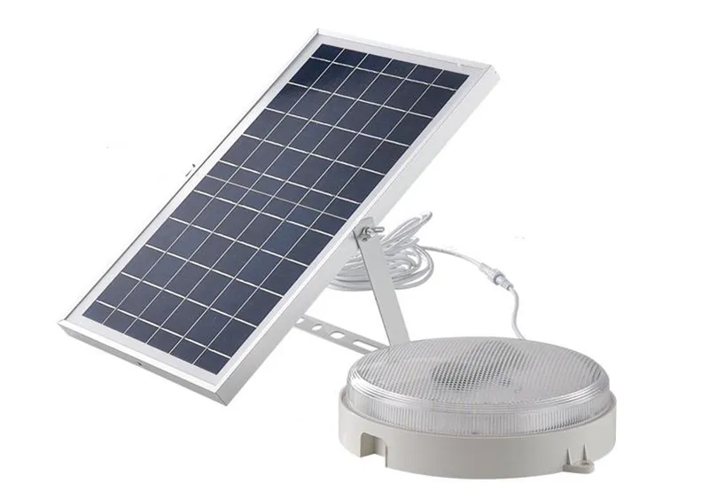 Luz de interior solar, luz colgante, luz diurna para hogar, granero, garaje, taller