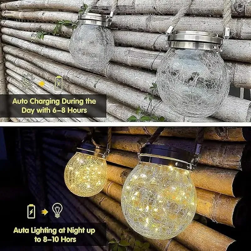 Lámpara de vidrio solar 7