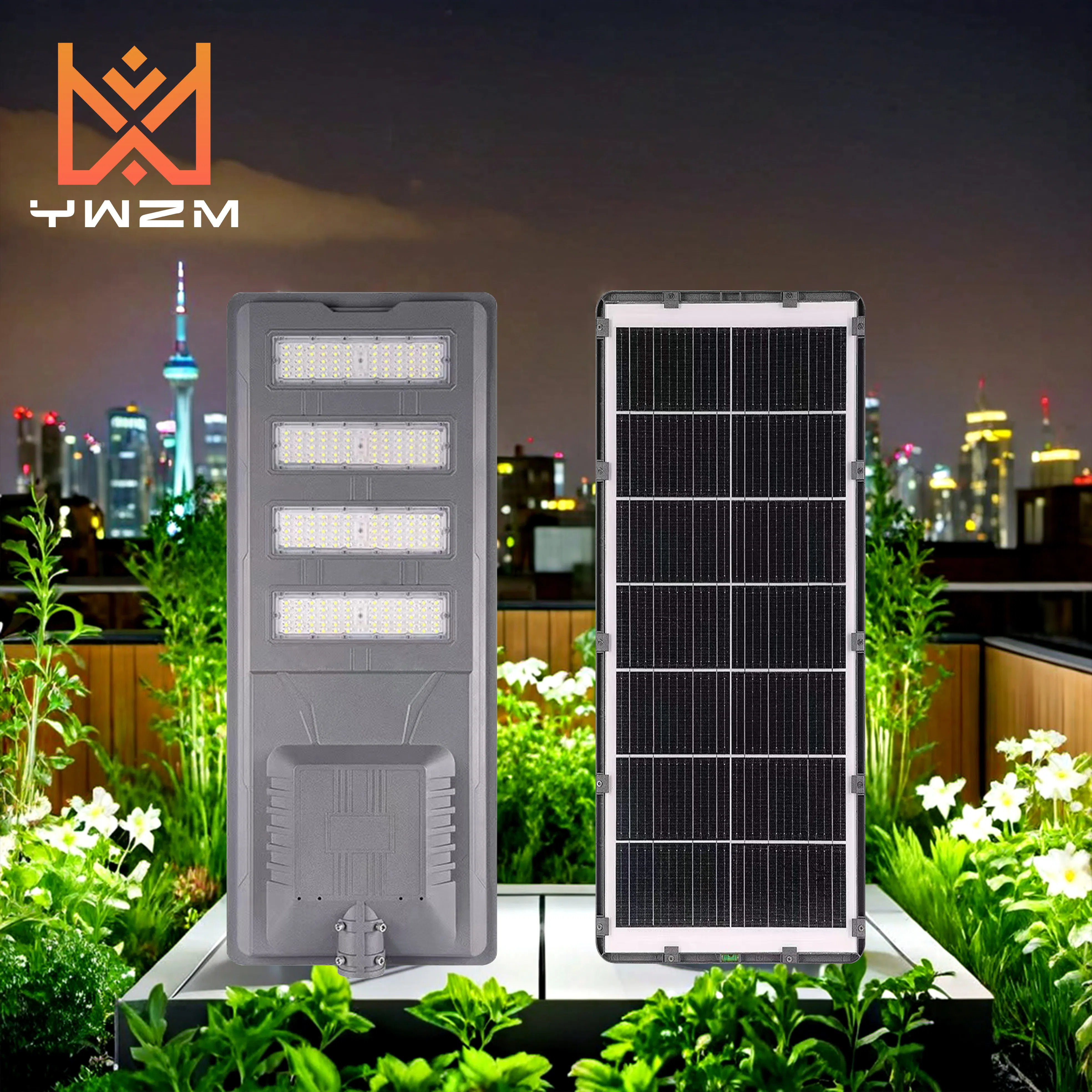 Luces de camino solares elegantes para espacios ecológicos