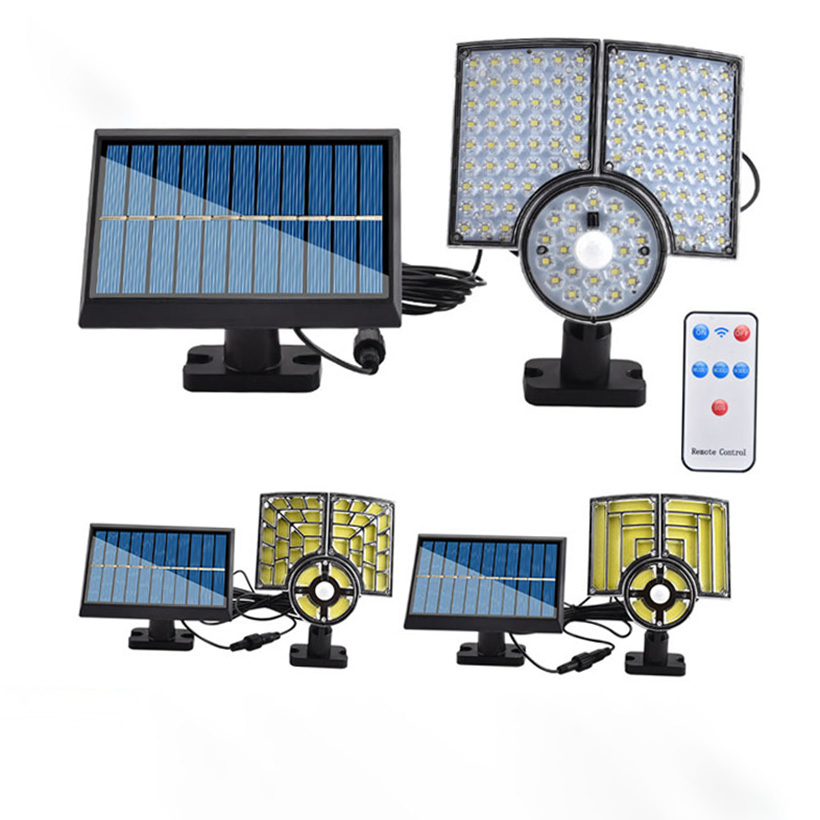 Luces LED exteriores de pared y batería interior para escenario, canalón rural, banco de energía automático con celda de azulejo, luz solar de jardín, farola