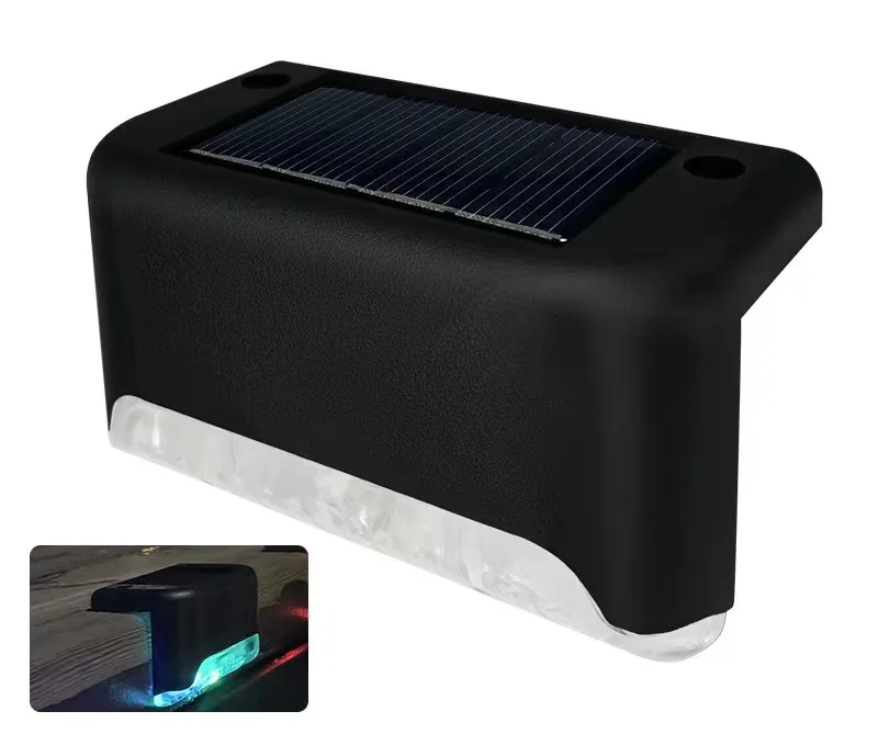 Luz solar para escaleras exteriores, luz para escaleras, luz para pasillos, luz para patios exteriores, luz nocturna
