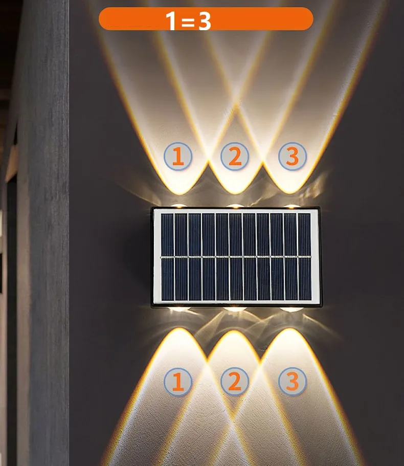 luz de seguridad solar