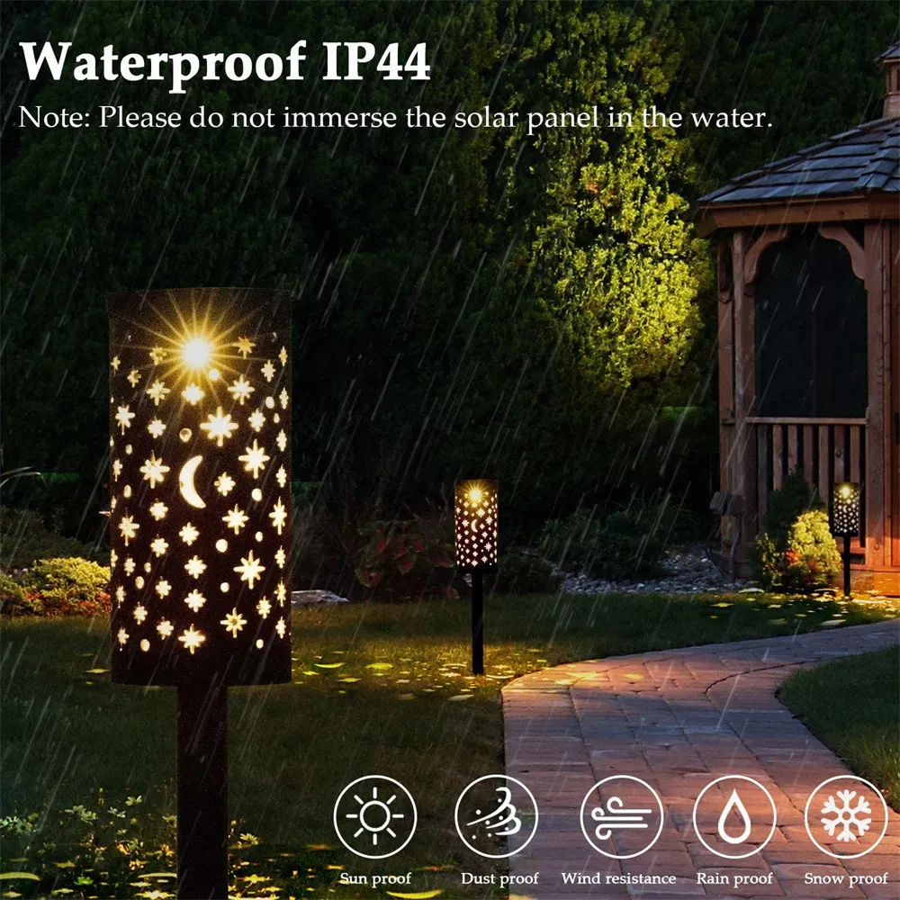 Linterna de jardín solar LED 8