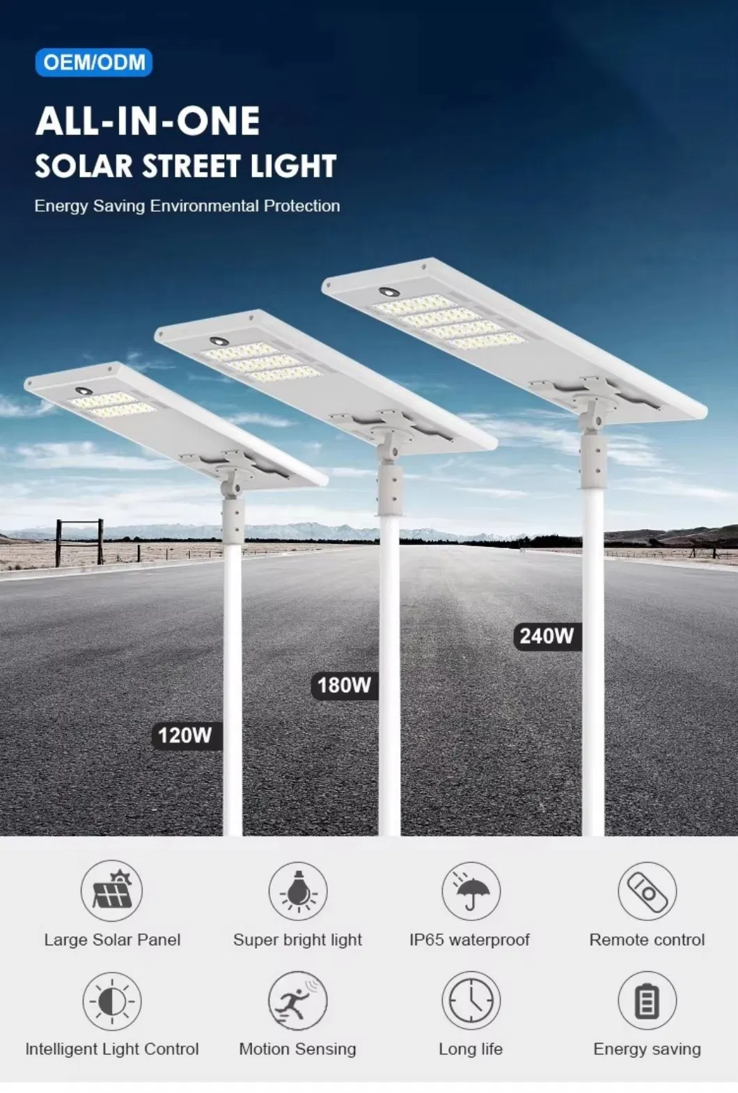 Detalle solar LED