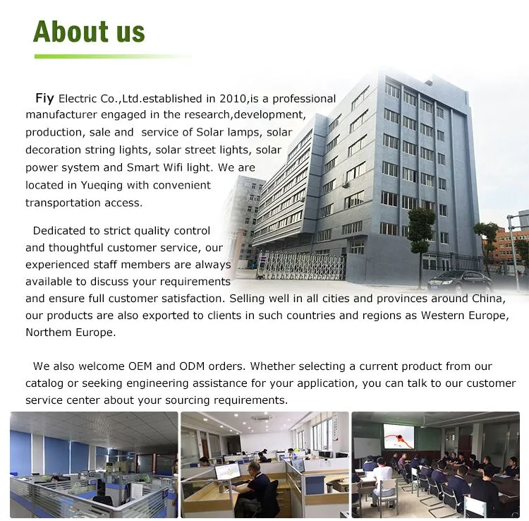 Fábrica de lámparas solares