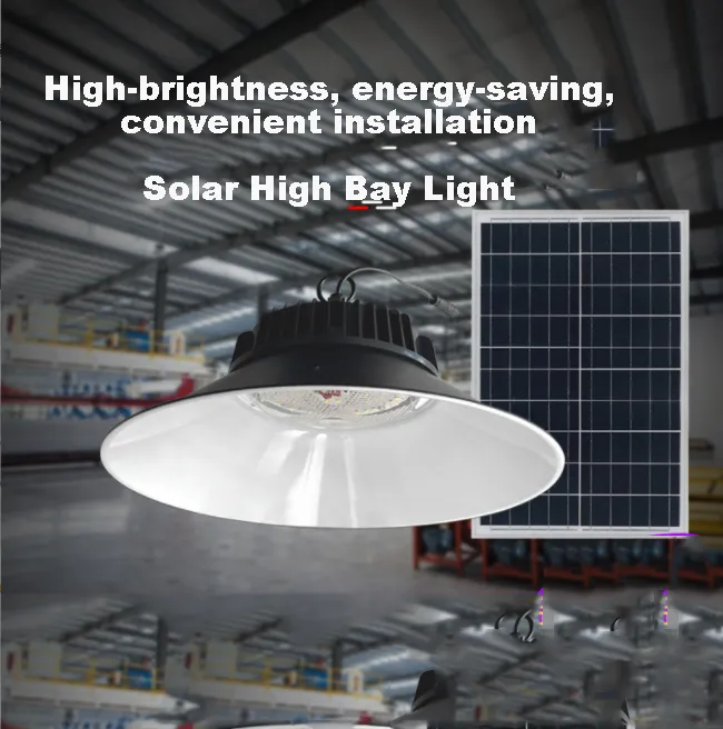 Luces Solares para Interiores en el Hogar 1000 Lumen Luz Solar para Cobertizos Luz Solar de Panel Luzes de Alta Bahía en Blanco Frío y Cálido