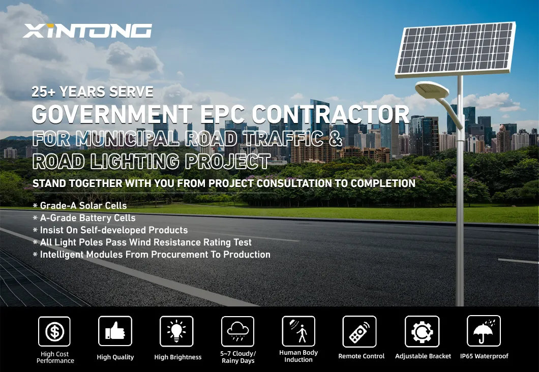 Farola solar LED