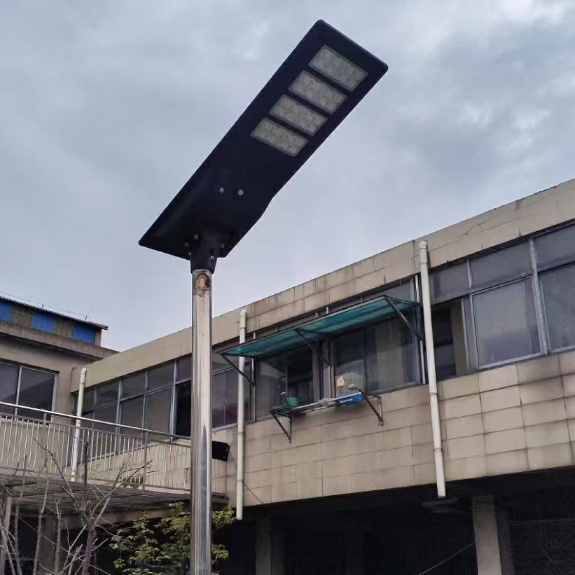 Fábrica Directa ODM Oed Personalizar 60W 70W 80W 90W 100W Luz de Calle Solar LED Integrada a Prueba de Agua Todo en Uno con Sensor de Movimiento Sistema de Panel