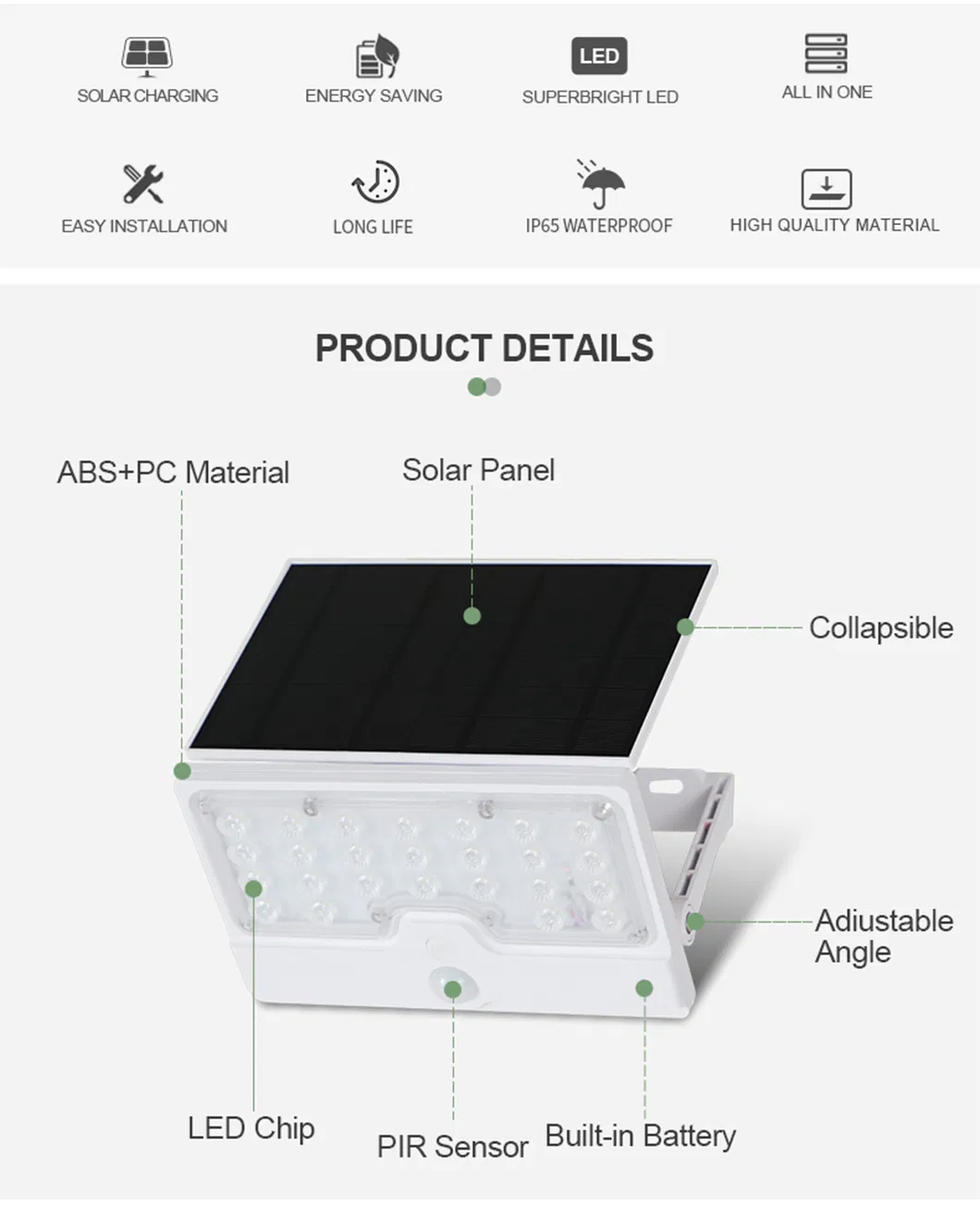 Aplique Solar 2
