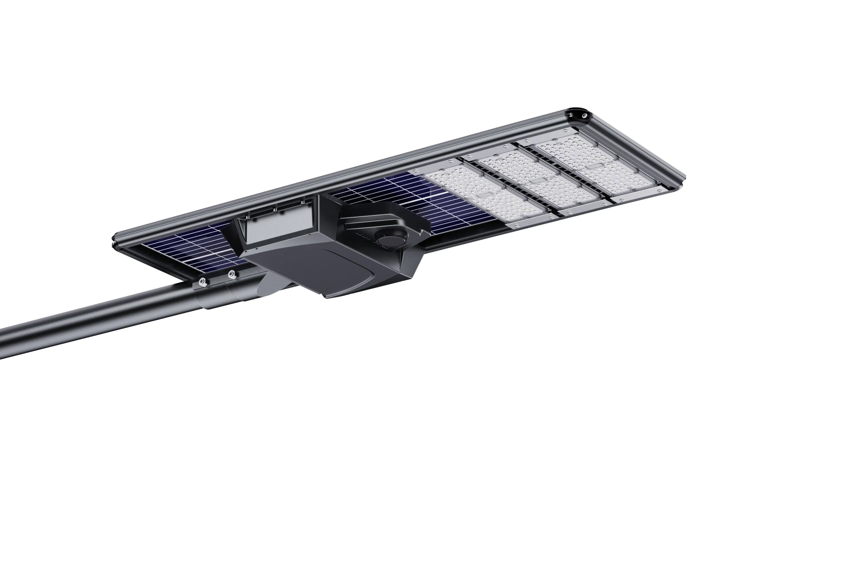 Luz de calle solar integrada de alta eficiencia con sensor de movimiento