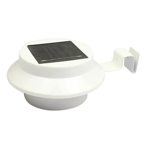 Luz Solar para Exterior Cerca Techo Canal Jardín Patio Wbb17800