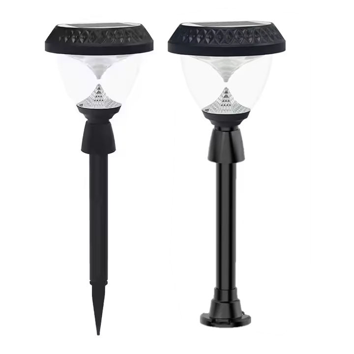 Lámpara de Pilar Cuadrada de Ahorro de Energía IP65 Luz Solar LED para Jardín Exterior Impermeable de ABS