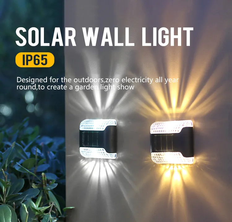Lámpara solar de pared