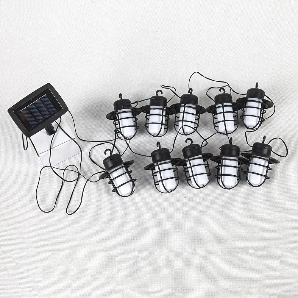 Linterna de cadena LED recargable de plástico Yichen con luz cálida