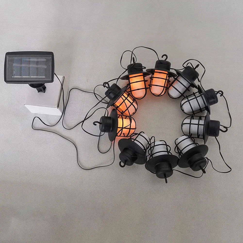 Linterna de cadena LED recargable de plástico Yichen con luz cálida