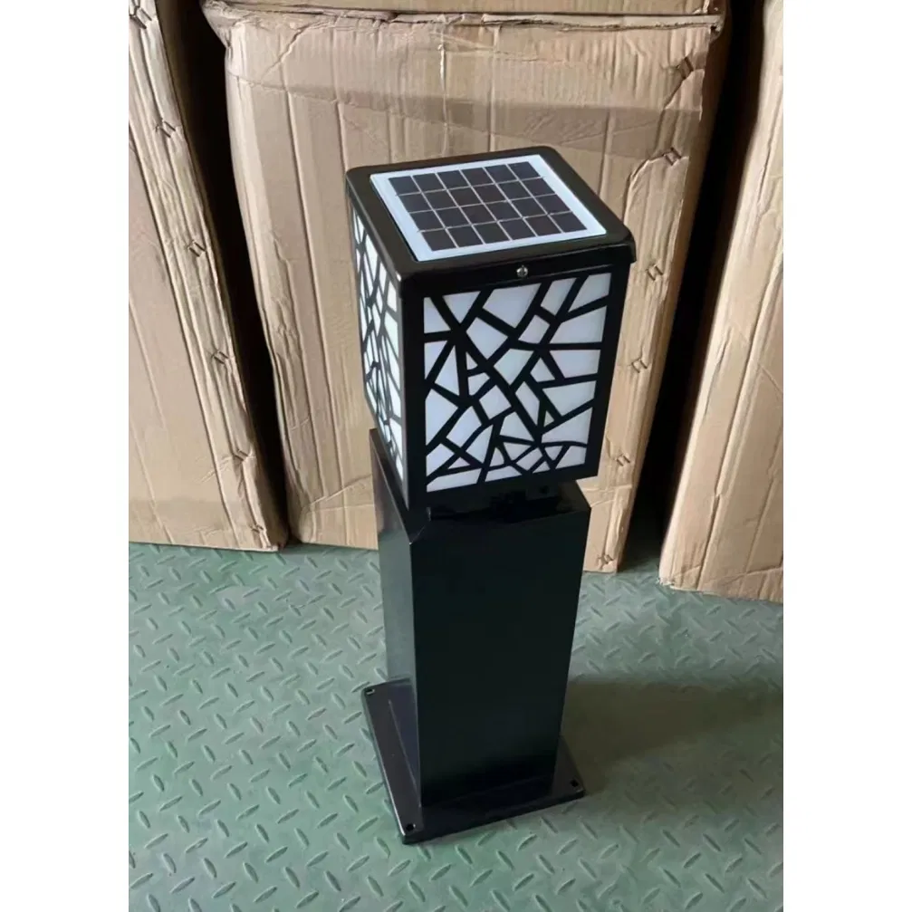 Luz solar LED de jardín estilo farol vintage para exteriores, elegante, para seguridad en cobertizos y áreas de almacenamiento