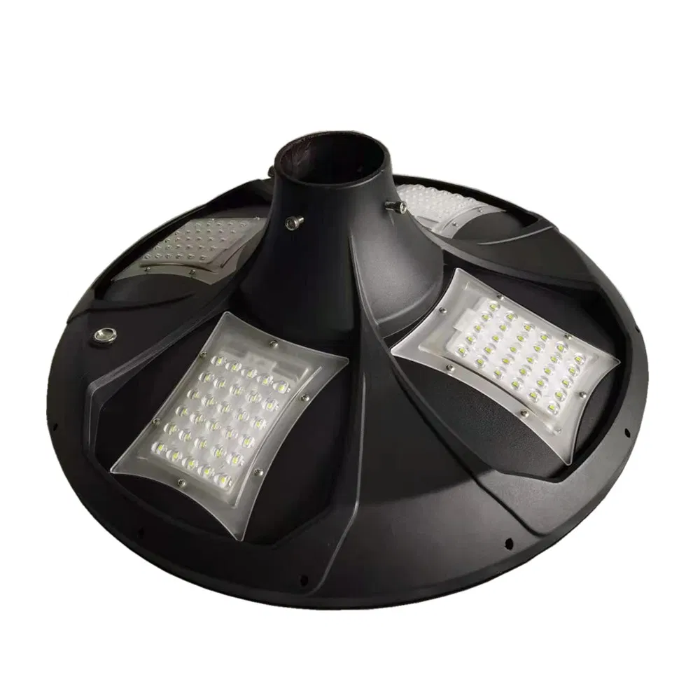 Lámpara de jardín solar LED de decoración de poste y pilar, impermeable, de alto lumen y buena luminosidad