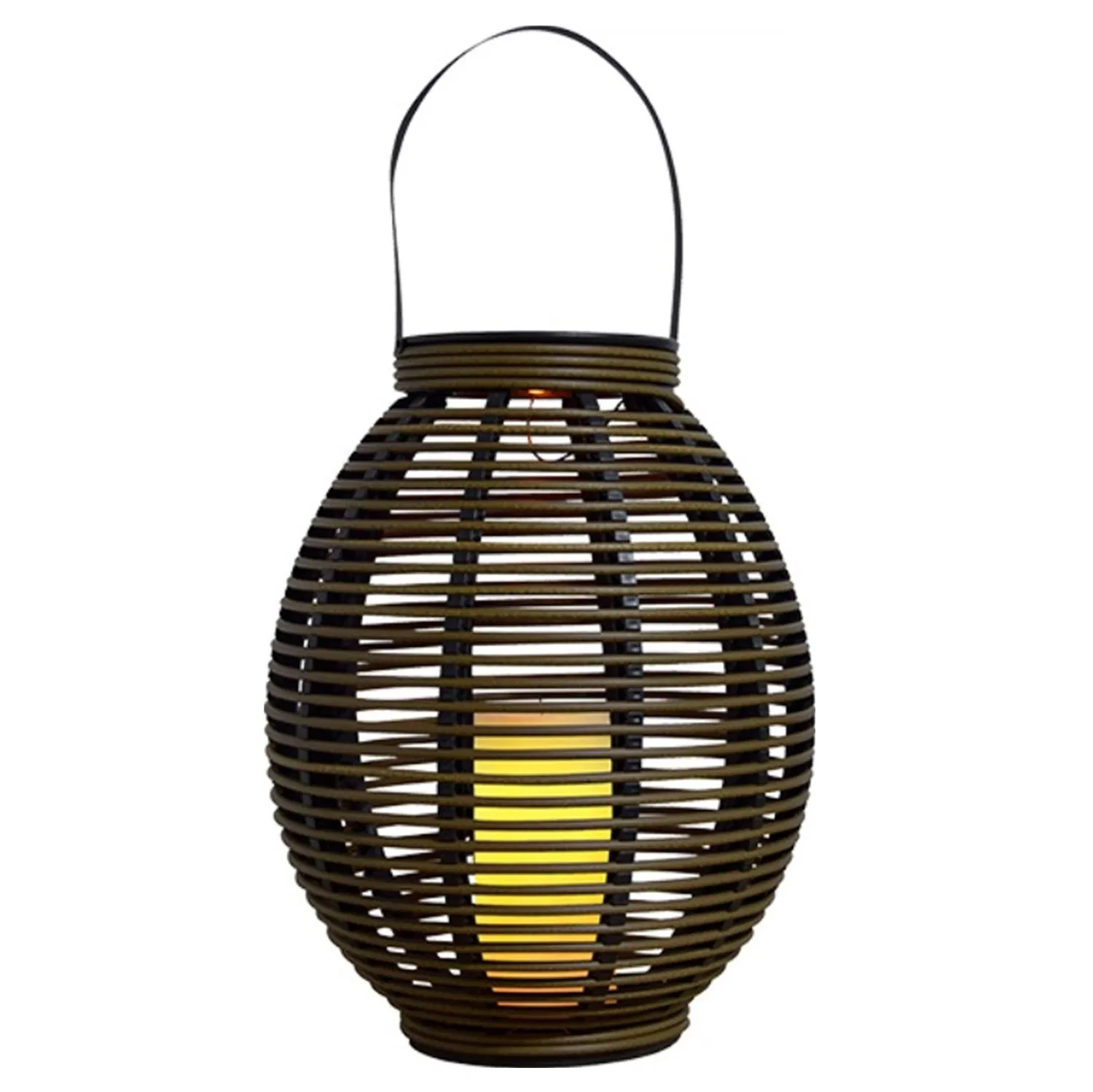 Linterna de vela solar LED para decoración de jardín