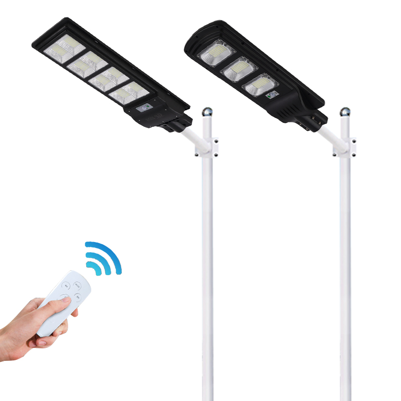 Luz de calle solar LED de alta eficiencia con sensor de movimiento inteligente